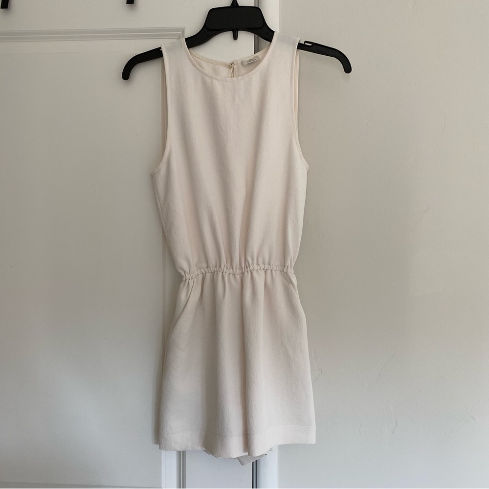 Aritzia Wilfred Rive Romper in Soft White